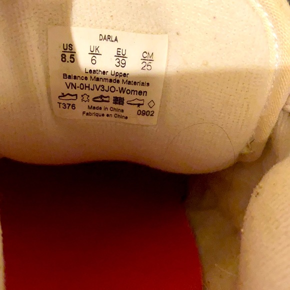 Women's Vans Lace Up Sneakers Doodle scribble 8.5 - Picture 5 of 11